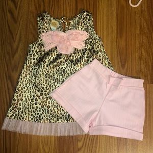 Top & Cuffed Shorts Set
